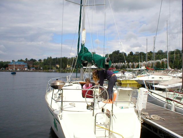 At the dock in Burlington, VT
